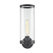 Revolve II One Light Bathroom Fixture Clear Glass/Urban Bronze-Sconces-Alora-Lighting Design Store