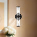Revolve Two Light Wall Sconce Clear Glass/Urban Bronze-Sconces-Alora-Lighting Design Store