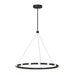 Rezz LED Pendant Black-Mid. Chandeliers-Kuzco Lighting-Lighting Design Store