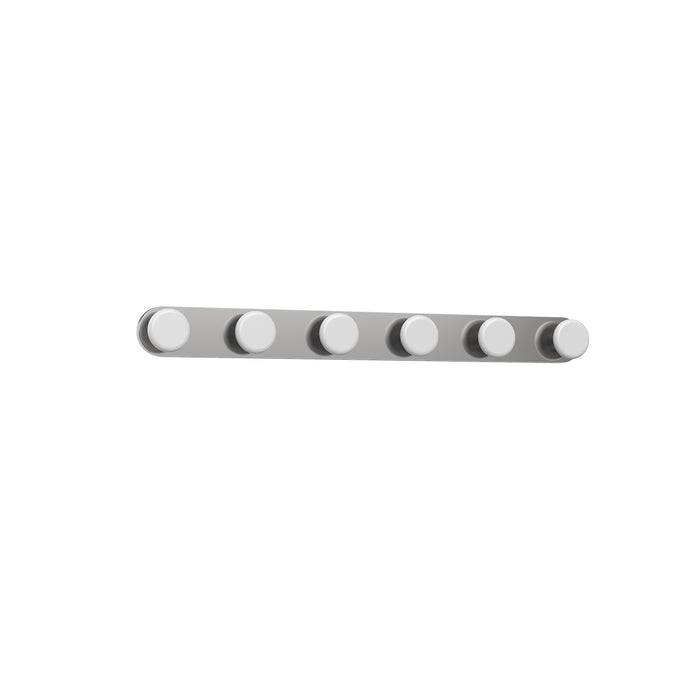 Rezz LED Bathroom Fixture Brushed Nickel-Bathroom Fixtures-Kuzco Lighting-Lighting Design Store