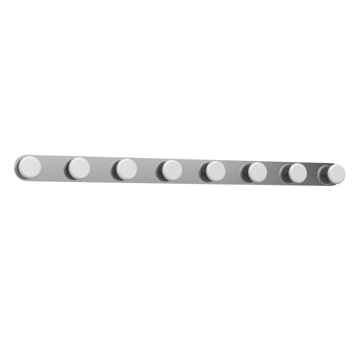 Rezz LED Bathroom Fixture Brushed Nickel-Bathroom Fixtures-Kuzco Lighting-Lighting Design Store
