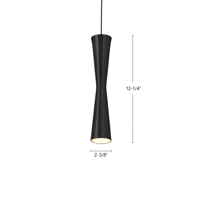 Robson LED Pendant Black-Mini Pendants-Kuzco Lighting-Lighting Design Store