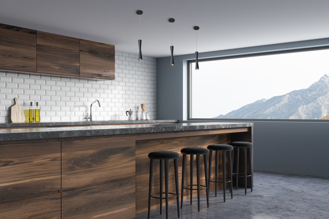 Robson LED Pendant Black-Mini Pendants-Kuzco Lighting-Lighting Design Store