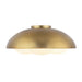 Robyn Three Light Flush Mount Brushed Gold/Opal Glass-Flush Mounts-Alora-Lighting Design Store