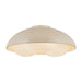 Robyn Three Light Flush Mount Pearl White/Opal Glass-Flush Mounts-Alora-Lighting Design Store