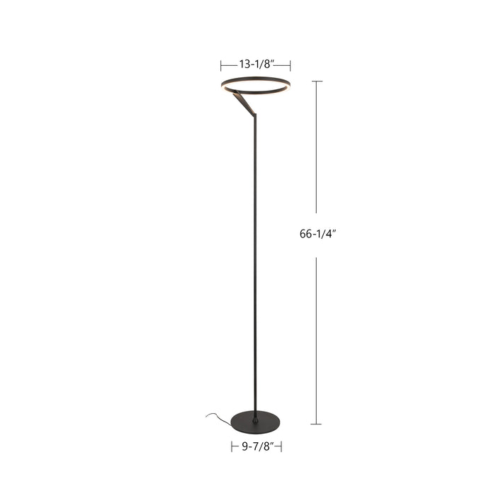 Roda LED Floor Lamp White-Lamps-Kuzco Lighting-Lighting Design Store
