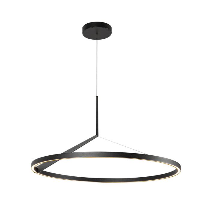 Roda LED Pendant Black-Pendants-Kuzco Lighting-Lighting Design Store