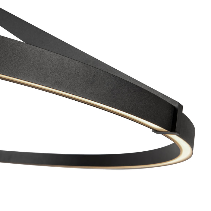 Roda LED Pendant Black-Pendants-Kuzco Lighting-Lighting Design Store