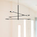 Rotaire LED Chandelier Black-Mid. Chandeliers-Kuzco Lighting-Lighting Design Store