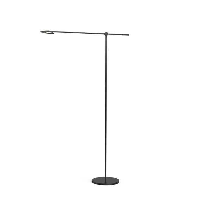 Rotaire LED Floor Lamp Black-Lamps-Kuzco Lighting-Lighting Design Store