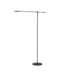 Rotaire LED Floor Lamp Black-Lamps-Kuzco Lighting-Lighting Design Store