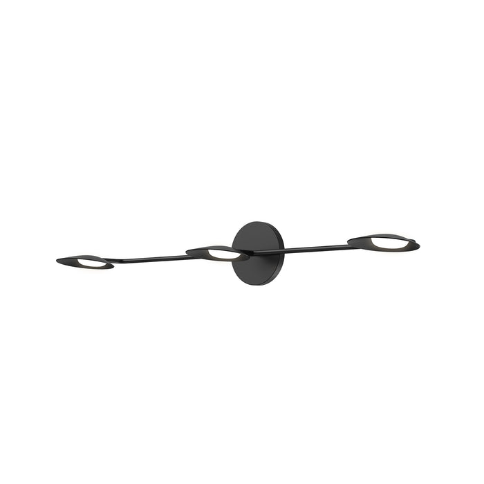 Rotaire LED Bathroom Fixture Black-Bathroom Fixtures-Kuzco Lighting-Lighting Design Store
