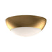 Rubio Two Light Flush Mount Aged Gold/Opal Matte Glass-Flush Mounts-Alora-Lighting Design Store