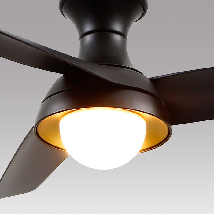 Rubio-H 54"Ceiling Fan Matte Black-Fans-Alora-Lighting Design Store