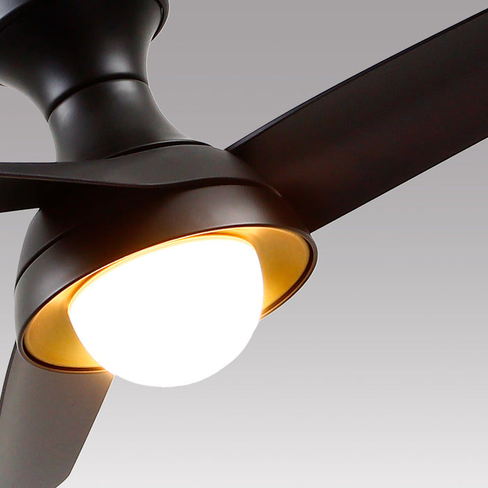 Rubio-H 54"Ceiling Fan Matte Black-Fans-Alora-Lighting Design Store
