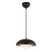 Rubio One Light Pendant Matte Black/Opal Matte Glass-Pendants-Alora-Lighting Design Store