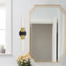 Rue Two Light Vanity Matte Black/Brushed Gold-Bathroom Fixtures-Alora-Lighting Design Store