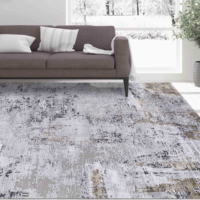 Hampton Rug Beige, Indigo Blue, And Light Gray-Home Accents-Uttermost-Lighting Design Store