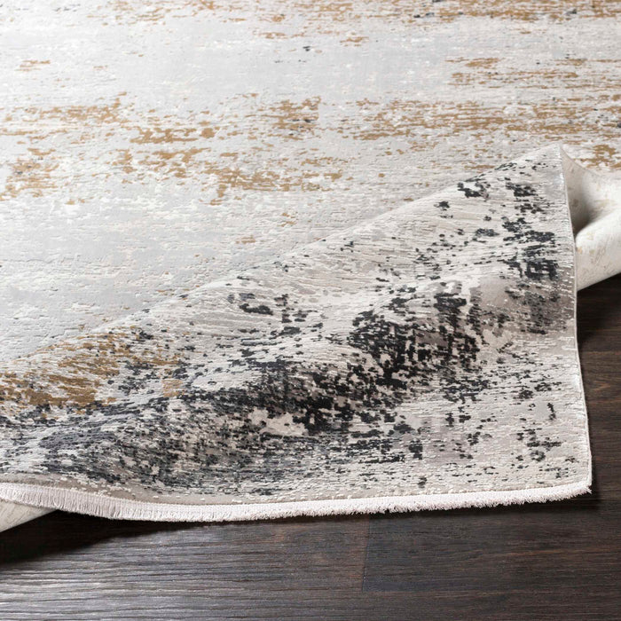 Ulen Rug White, Charcoal, Saffron, Gray-Home Accents-Uttermost-Lighting Design Store