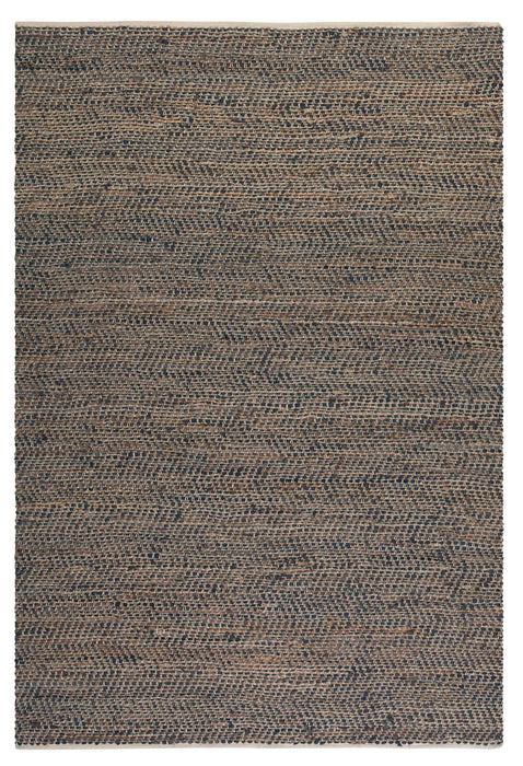 Tobais Rug Brown Leather/Hemp-Home Accents-Uttermost-Lighting Design Store