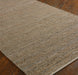 Tobais Rug Beige And Gray Leather/Hemp-Home Accents-Uttermost-Lighting Design Store