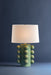 Roselle One Light Table Lamp Aged Brass/Ceramic Moss Crackle-Lamps-Hudson Valley-Lighting Design Store