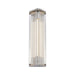 Sabre LED Vanity Polished Nickel/Ribbed Glass-Bathroom Fixtures-Alora-Lighting Design Store