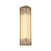 Sabre LED Vanity Ribbed Glass/Vintage Brass-Bathroom Fixtures-Alora-Lighting Design Store