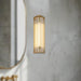 Sabre LED Vanity Ribbed Glass/Vintage Brass-Bathroom Fixtures-Alora-Lighting Design Store
