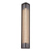 Sabre LED Vanity Ribbed Glass/Urban Bronze-Bathroom Fixtures-Alora-Lighting Design Store