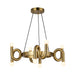 Sadie Eight Light Chandelier Brushed Gold-Mid. Chandeliers-Alora-Lighting Design Store