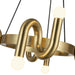 Sadie Eight Light Chandelier Brushed Gold-Mid. Chandeliers-Alora-Lighting Design Store