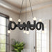Sadie Eight Light Chandelier Matte Black-Mid. Chandeliers-Alora-Lighting Design Store