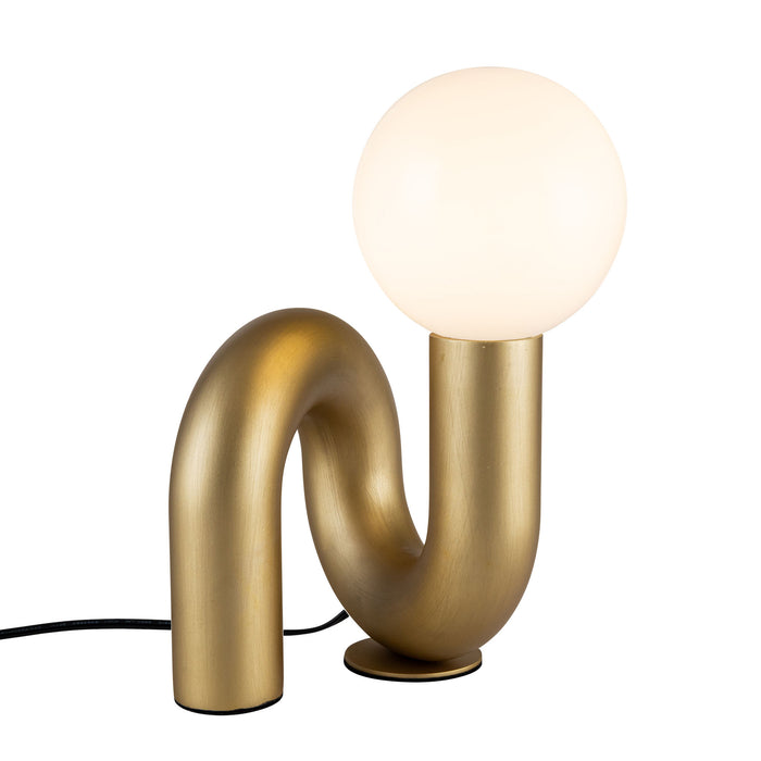 Sadie One Light Table Lamp Brushed Gold-Lamps-Alora-Lighting Design Store