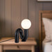 Sadie One Light Table Lamp Gloss Black-Lamps-Alora-Lighting Design Store