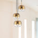 Samar Three Light Chandelier Brushed Gold/Copper-Mini Chandeliers-Kuzco Lighting-Lighting Design Store