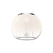 Samar One Light Flush Mount Chrome/Opal Glass-Flush Mounts-Kuzco Lighting-Lighting Design Store
