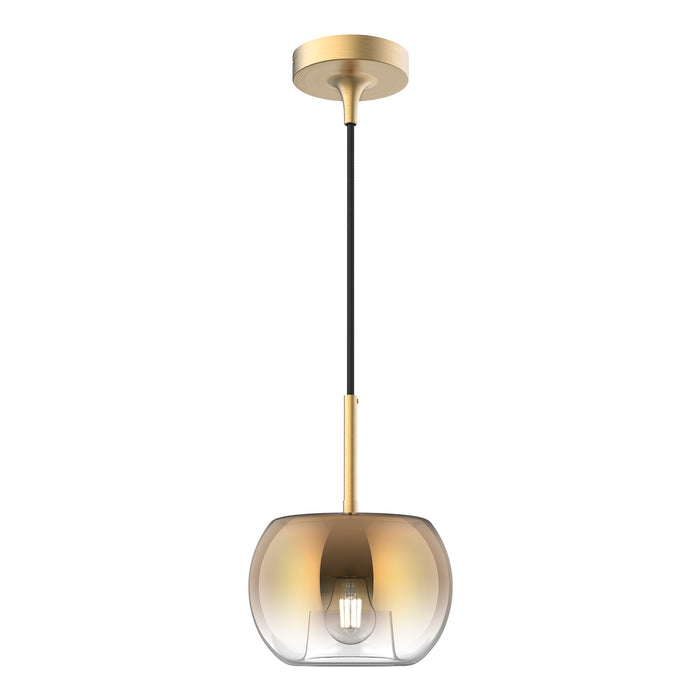 Samar One Light Pendant Brushed Gold/Copper-Mini Pendants-Kuzco Lighting-Lighting Design Store