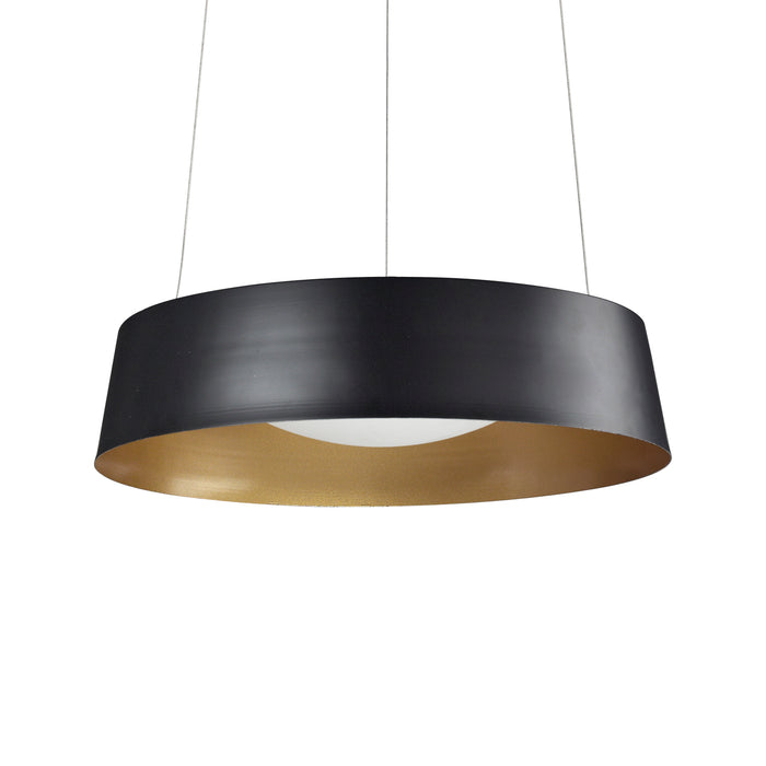 Sampson LED Pendant Black-Pendants-Kuzco Lighting-Lighting Design Store