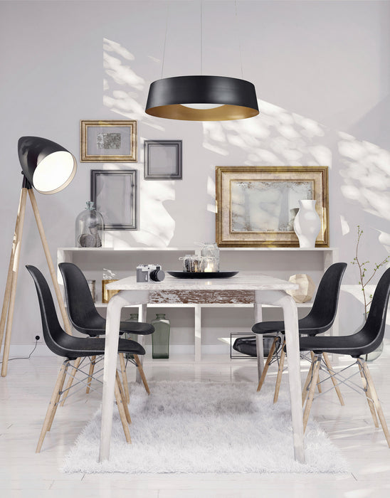 Sampson LED Pendant Black-Pendants-Kuzco Lighting-Lighting Design Store