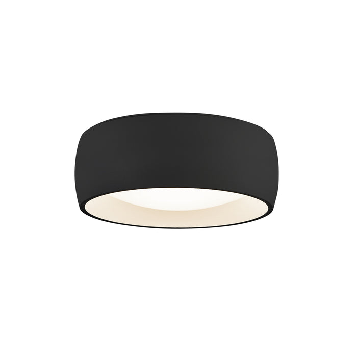 Savile LED Flush Mount Black-Flush Mounts-Kuzco Lighting-Lighting Design Store