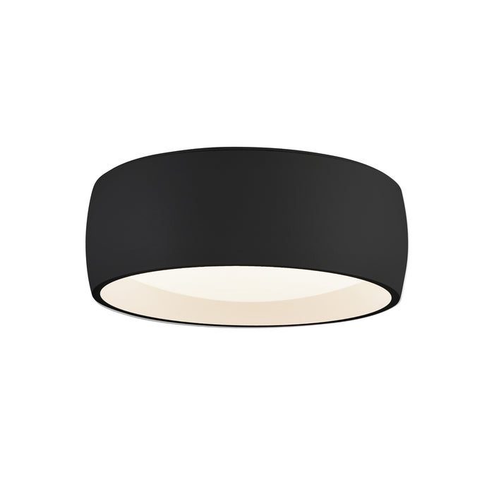 Savile LED Flush Mount Black-Flush Mounts-Kuzco Lighting-Lighting Design Store