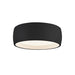 Savile LED Flush Mount Black-Flush Mounts-Kuzco Lighting-Lighting Design Store