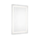 Seneca LED Vanity Mirror Sandblasted Merc Edge-Mirrors/Pictures-Kuzco Lighting-Lighting Design Store