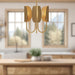 Seno Three Light Chandelier Aged Gold-Mini Chandeliers-Alora-Lighting Design Store