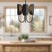 Seno Three Light Chandelier Matte Black-Mini Chandeliers-Alora-Lighting Design Store
