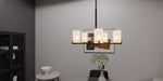 Seymour Five Light Chandelier-Mid. Chandeliers-Quoizel-Lighting Design Store