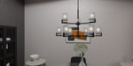 Seymour Nine Light Chandelier-Mid. Chandeliers-Quoizel-Lighting Design Store