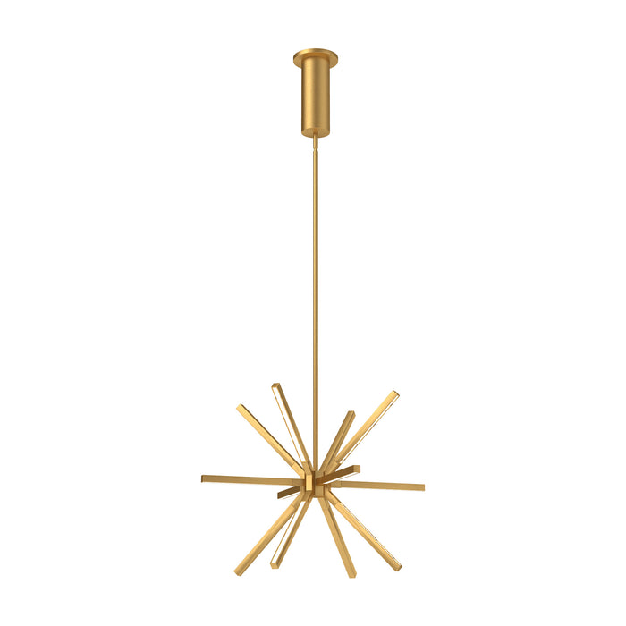 Sirius Minor LED Chandelier Brushed Gold-Pendants-Kuzco Lighting-Lighting Design Store