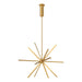 Sirius Minor LED Chandelier Brushed Gold-Mid. Chandeliers-Kuzco Lighting-Lighting Design Store